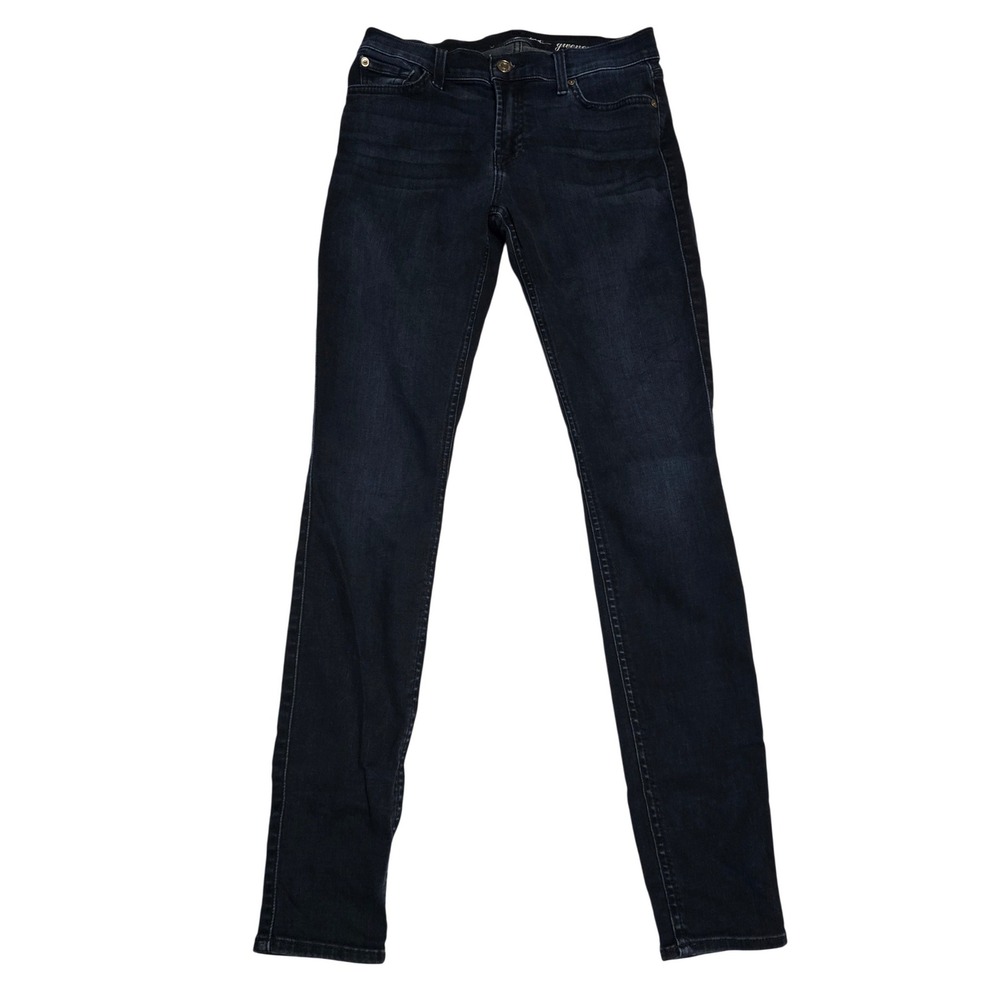 7 For All Mankind Gwenevere Skinny Jeans Dark‎ Indigo Wash Womens 27 x 29